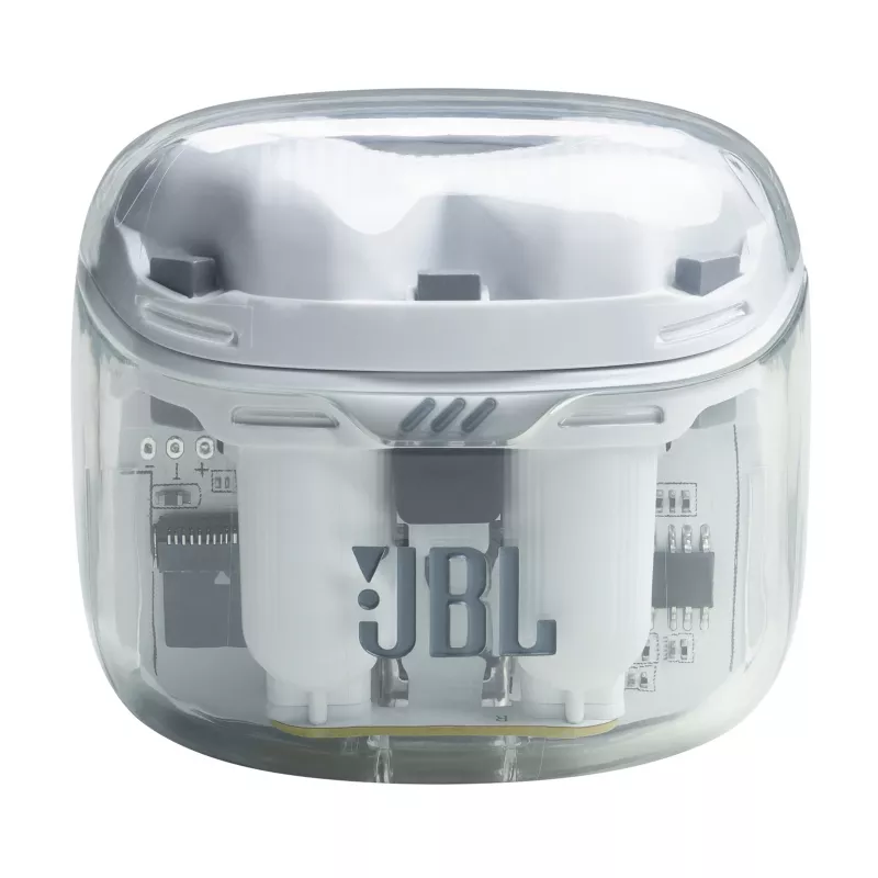 JBL Tune Flex Ghost Edition Headset True Wireless Stereo (TWS) In-ear puhelut/musiikki Bluetooth läpinäkyvä, valkoinen