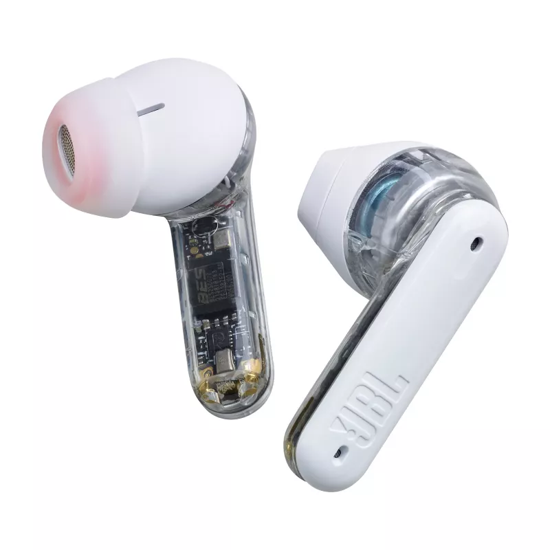 JBL Tune Flex Ghost Edition Headset True Wireless Stereo (TWS) In-ear puhelut/musiikki Bluetooth läpinäkyvä, valkoinen