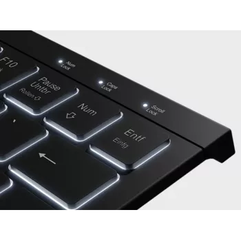 KeySonic KSK-5010ELC (DE) näppäimistö kotiin USB QWERTZ saksalainen musta
