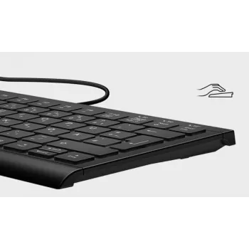 KeySonic KSK-5010ELC (DE) näppäimistö kotiin USB QWERTZ saksalainen musta