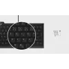 KeySonic KSK-5010ELC (DE) näppäimistö kotiin USB QWERTZ saksalainen musta
