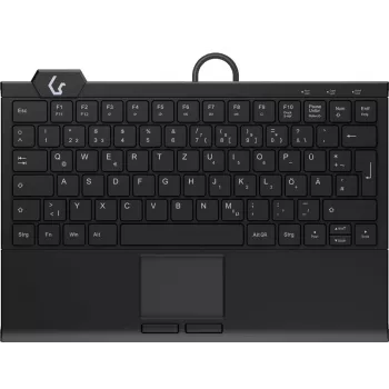KeySonic KSK-5210ELU (DE) näppäimistö kotiin USB QWERTZ saksalainen musta