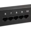 Equip 25-porttinen Cat.3 RJ45 ISDN patch-paneeli, musta