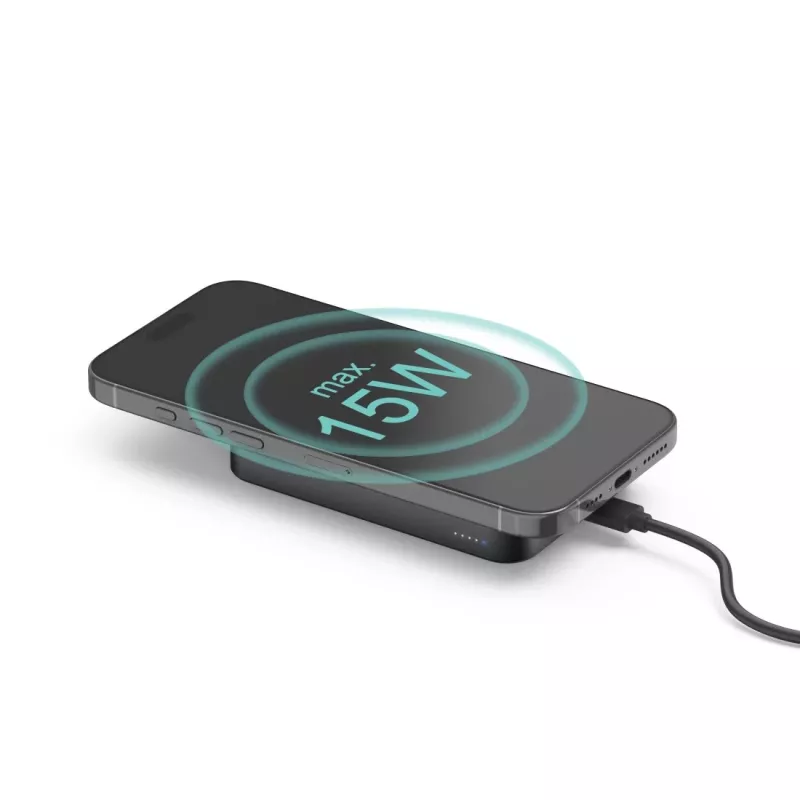 Hama 00201752 varavirtalähde 10000 mAh langaton lataus antrasiitti