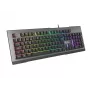 GENESIS Rhod 500 RGB -näppäimistö pelaamiseen USB QWERTY portugali musta, hopea