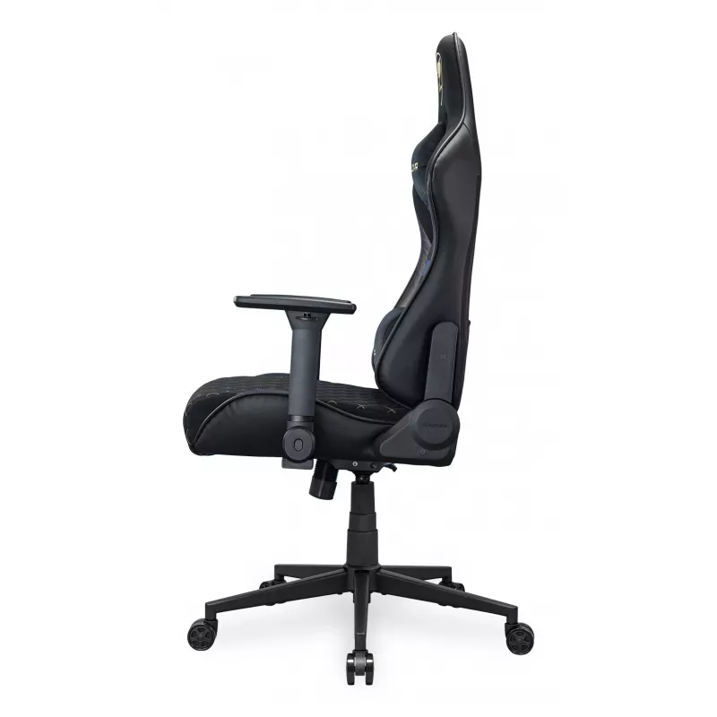 Yleispelituoli COUGAR Gaming Armor One V2 Gold F verhoiltu istuin musta kulta