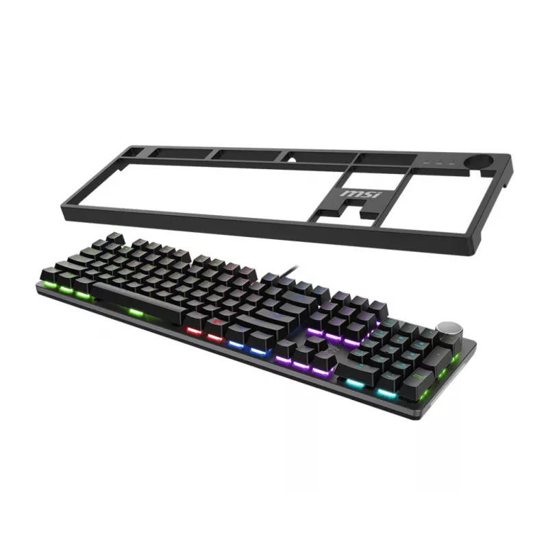 MSI FORGE GK320 Red mekaaninen pelinäppäimistö, QWERTZ DE