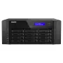 NAS-torni QNAP TS-h1290FX — EPYC 7302P 3,0 GHz, 128 GB DDR4, 12 paikkaa, QuTS hero, musta