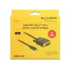 USB-C - DVI-sovitin DeLOCK 3 m 85322