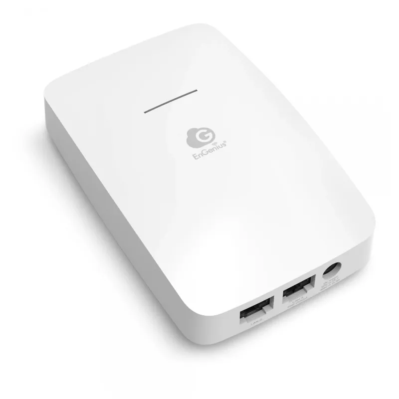 EnGenius Cloud Managed AP Wall-Plate 11ax Wi-Fi 6 400+867 Mbps 2T2R GbE PoE.af 2x4 & 2x 5dBi ia