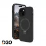 Suojakotelo dbramante1928 Iceland Ultra D3O MS Kick iPhone 17e/16e/15/14/13, 15,5 cm (6,1 inch), musta