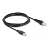 DeLOCK USB-viivakoodilukija 1D ja 2D johdollinen kiinteään asennukseen