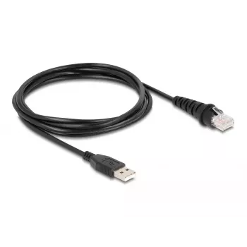 DeLOCK USB-viivakoodilukija 1D ja 2D johdollinen kiinteään asennukseen