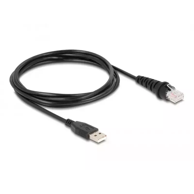 DeLOCK USB-viivakoodilukija 1D ja 2D johdollinen kiinteään asennukseen