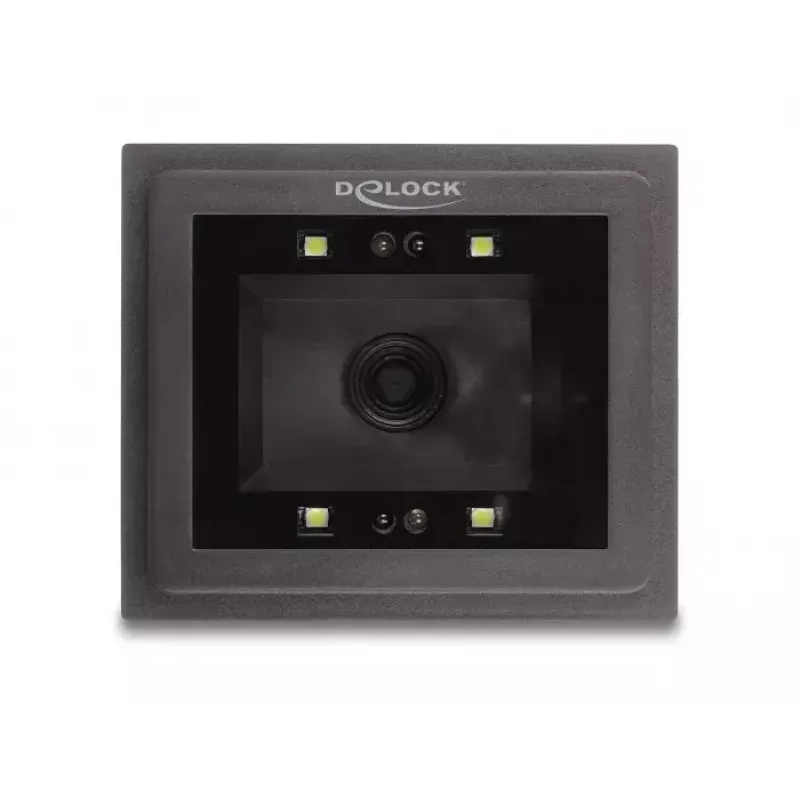 DeLOCK USB-viivakoodilukija 1D ja 2D johdollinen kiinteään asennukseen