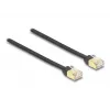 DeLOCK RJ45-kelakaapeli Cat.6A STP 1,5 m musta keltainen