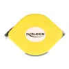 DeLOCK RJ45-kelakaapeli Cat.6A STP 1,5 m musta keltainen