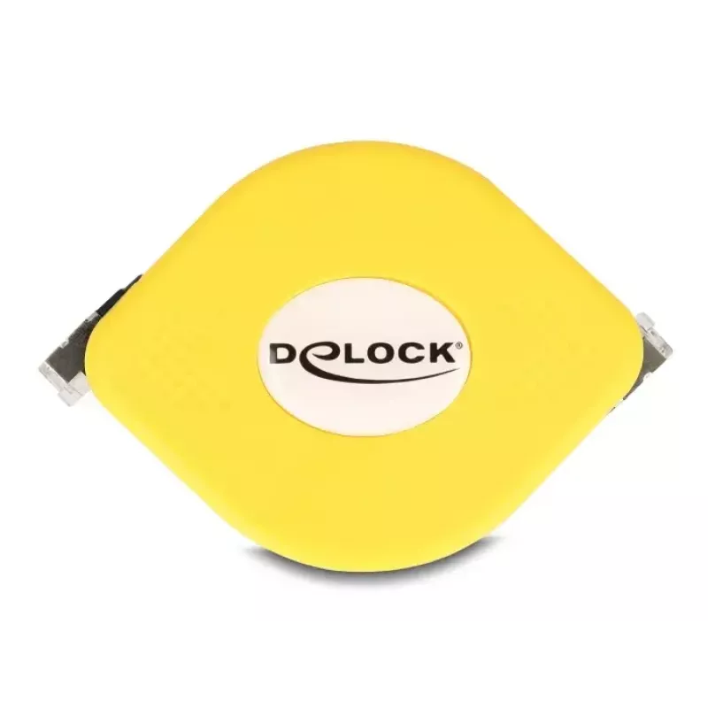 DeLOCK RJ45-kelakaapeli Cat.6A STP 1,5 m musta keltainen