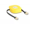 DeLOCK RJ45-kelakaapeli Cat.6A STP 1,5 m musta keltainen