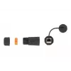 Kaapeliliitin RJ-45/RJ-45 DeLOCK 86700 musta oranssi