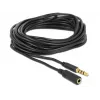 Audiokaapeli DeLOCK 84669 5 m 3,5 mm musta