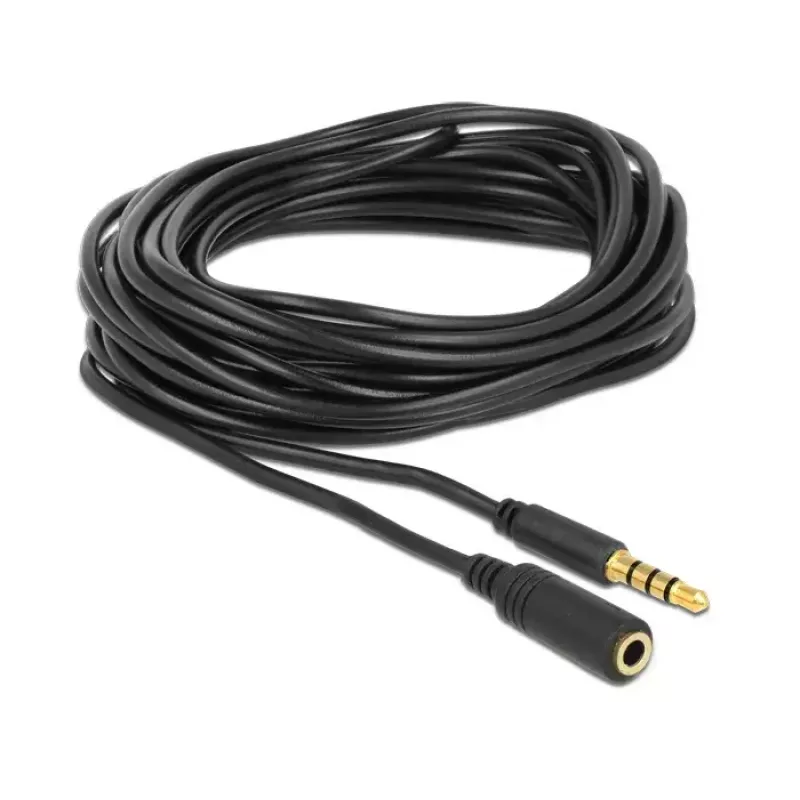 Audiokaapeli DeLOCK 84669 5 m 3,5 mm musta