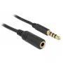 Audiokaapeli DeLOCK 84669 5 m 3,5 mm musta