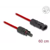 Kaapeli DeLOCK DL4 aurinkolattakaapeli uros naaras 60 cm punainen 3,3 mm²