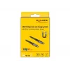 DeLOCK USB 40 Gbps data- ja pikalatauskoaksiaalikaapeli 1 m USB PD 3.1 240 W