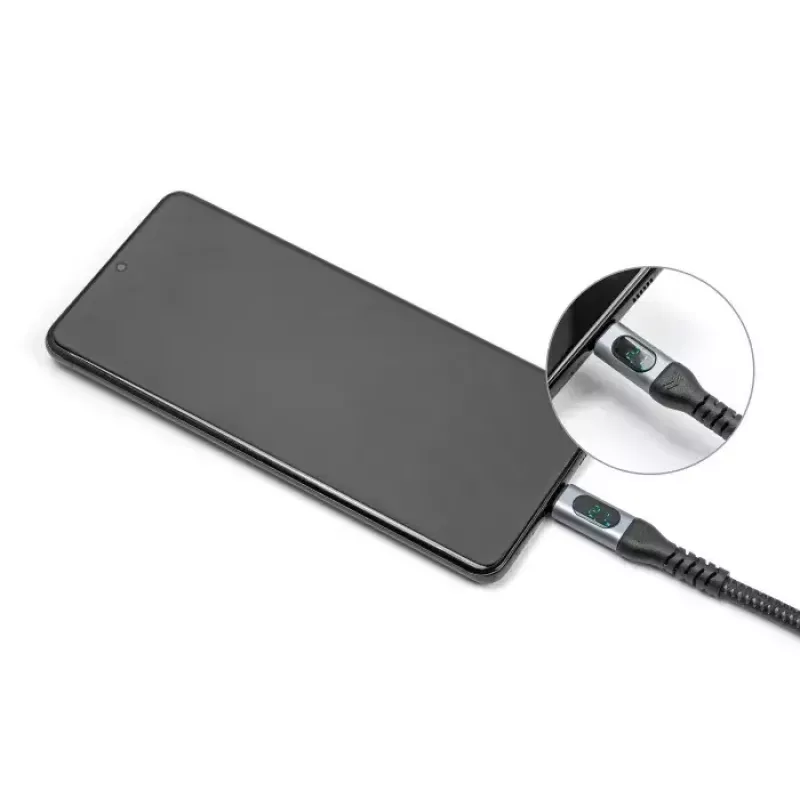 DeLOCK USB 40 Gbps data- ja pikalatauskoaksiaalikaapeli 1 m USB PD 3.1 240 W