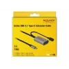 USB-kaapeli DeLOCK 85391 USB 3.2 Gen 1 5 m USB-A USB-C musta harmaa