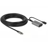 USB-kaapeli DeLOCK 85391 USB 3.2 Gen 1 5 m USB-A USB-C musta harmaa