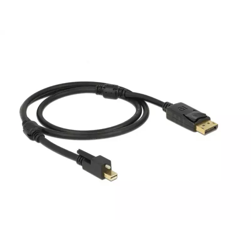DisplayPort-kaapeli DeLOCK 83721 Mini DisplayPort 1 m musta
