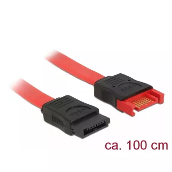 SATA-kaapeli DeLOCK 83956 1 m SATA 7-pin musta punainen