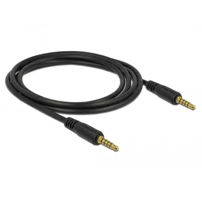 Audiokaapeli DeLOCK 85697 2 m 3,5 mm musta