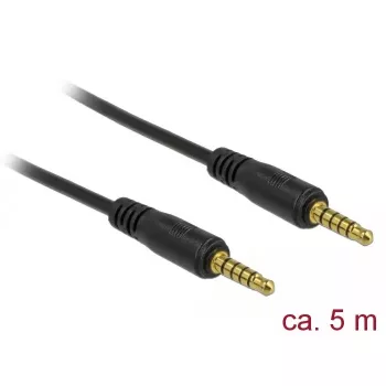 Audiokaapeli DeLOCK 85699 5 m 3,5 mm musta