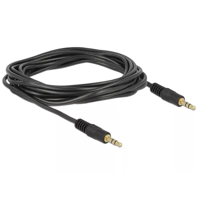 Audiokaapeli DeLOCK 3 m 3,5 mm M/M musta
