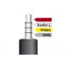 Audiokaapeli DeLOCK 84724 1,5 m 3,5 mm 3 × RCA musta