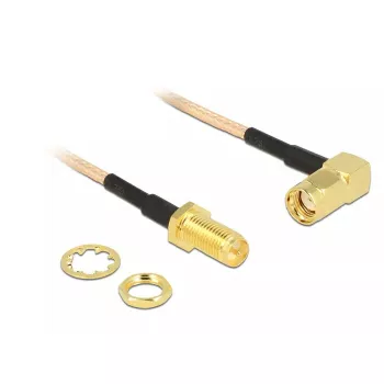 Koaksiaalikaapeli DeLOCK 0,16 m 2x RP-SMA