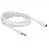 Audiokaapeli DeLOCK 85591 5 m 3,5 mm valkoinen