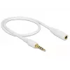 Audiokaapeli DeLOCK 85628 0,5 m 3,5 mm valkoinen