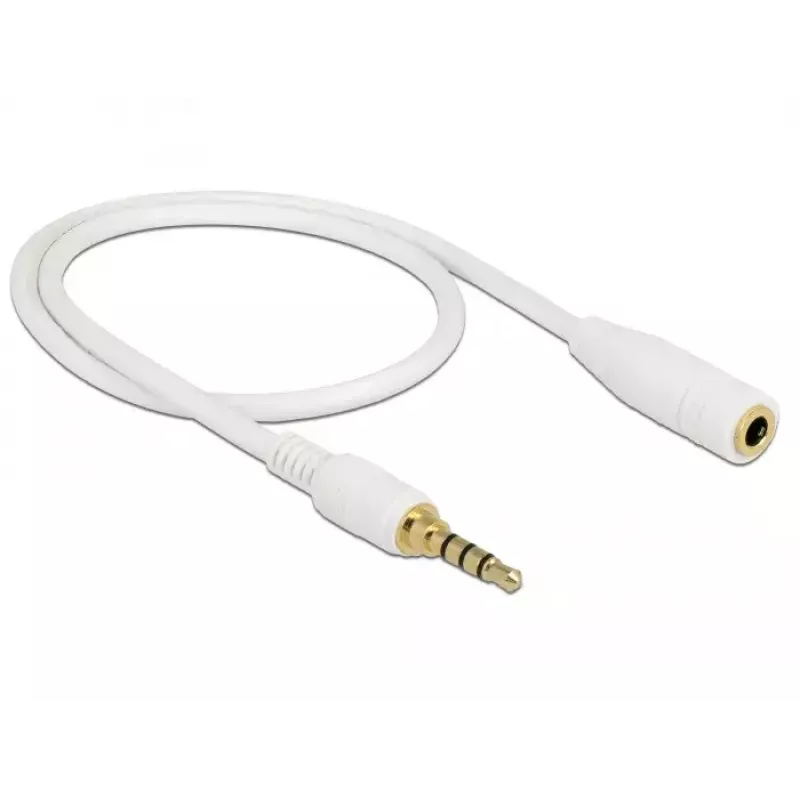 Audiokaapeli DeLOCK 85628 0,5 m 3,5 mm valkoinen