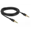 DeLOCK 85601 audiokaapeli 3 m 3,5 mm musta