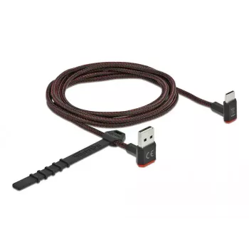 USB 2.0 -kaapeli DeLOCK EASY-USB 85278 USB-A - USB-C uros 2 m musta