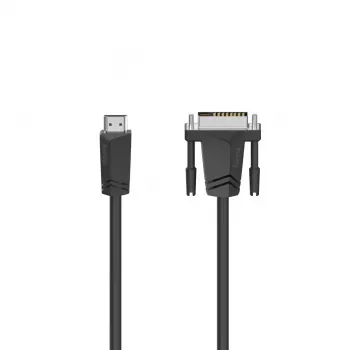 Hama 00205018 videokaapeli-adapteri 1,5 m HDMI Type-A (Standard) DVI-D musta