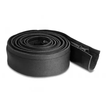 DeLOCK kaapelinsuojus neopreeni joustava vetoketjulla 3 m x 100 mm musta