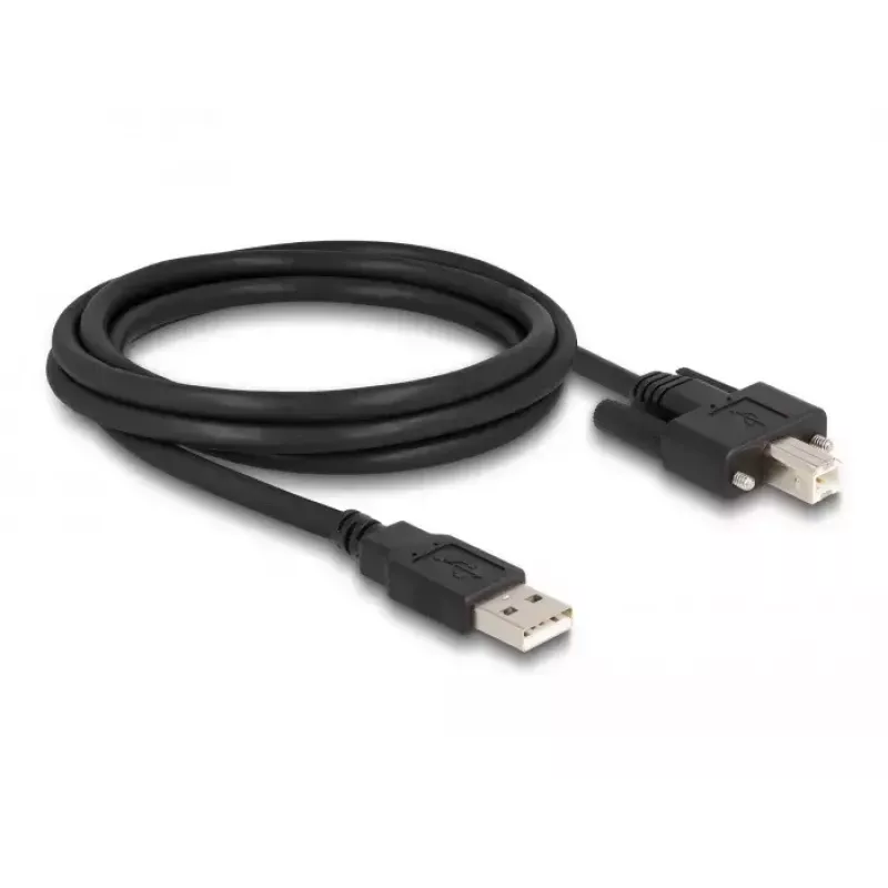 DeLOCK USB 2.0 Type-A-uros Type-B-uros kaapeli 2 m musta