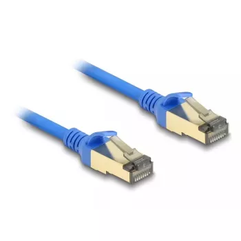 DeLOCK RJ45-verkkokaapeli Cat.8.1 F/FTP ohut 0,5 m sininen