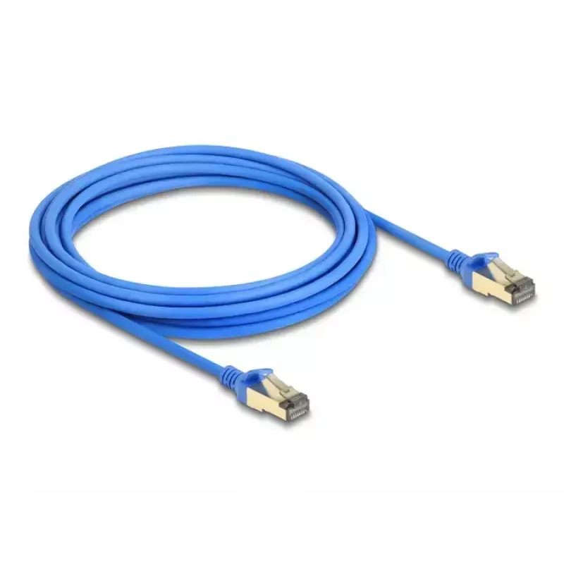 DeLOCK RJ45-verkkokaapeli Cat.8.1 F/FTP ohut 5 m sininen
