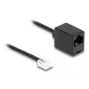 DeLOCK puhelinkaapeli RJ11-uros – RJ45-naaras musta 3 m